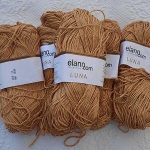 LOT of 5 100g Skeins of ELANN yarns LUNA